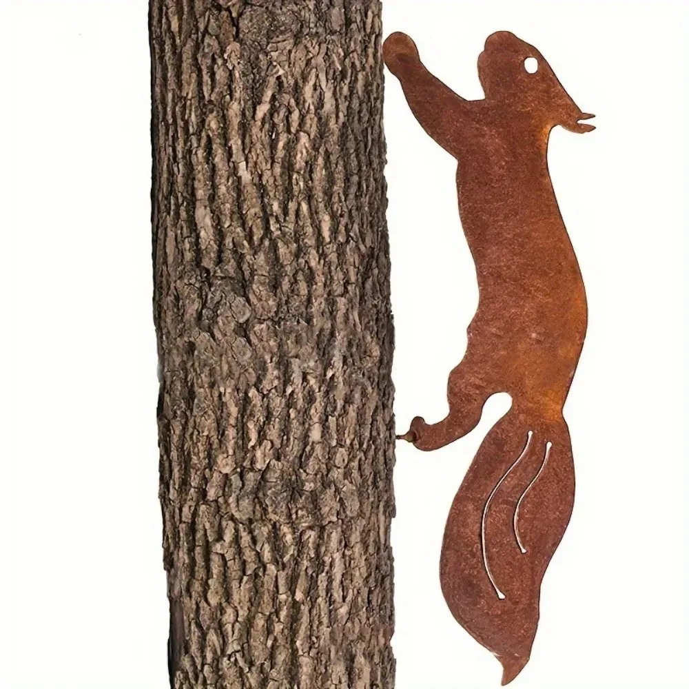 Creative Metal Squirrel Silhou - Bonsai Garden Tree avis et prix