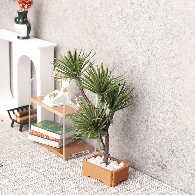 1Pcs 1/12 Dollhouse Simulation - Bonsai Garden Tree avis et prix