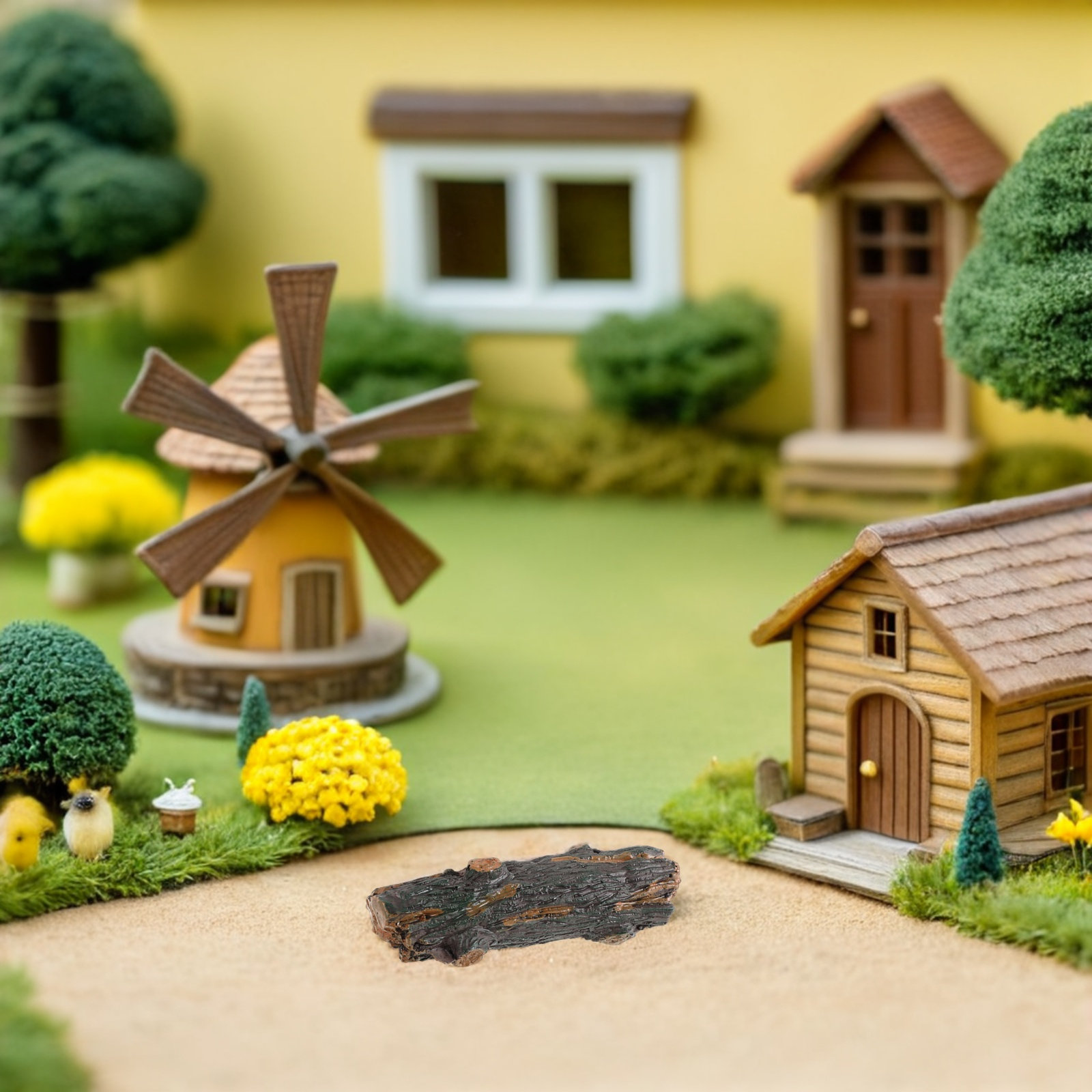 4Pcs Realistic Mini Resin Tree - Bonsai Garden Tree avis et prix