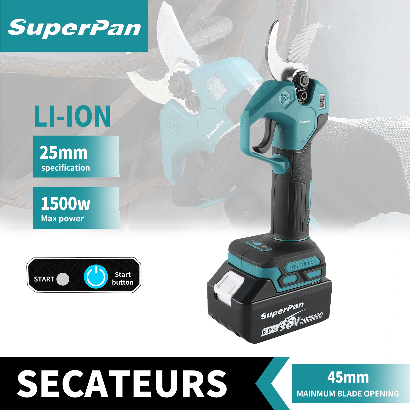 SuperPan 40mm Brushless Cordle - Bonsai Garden Tree avis et prix